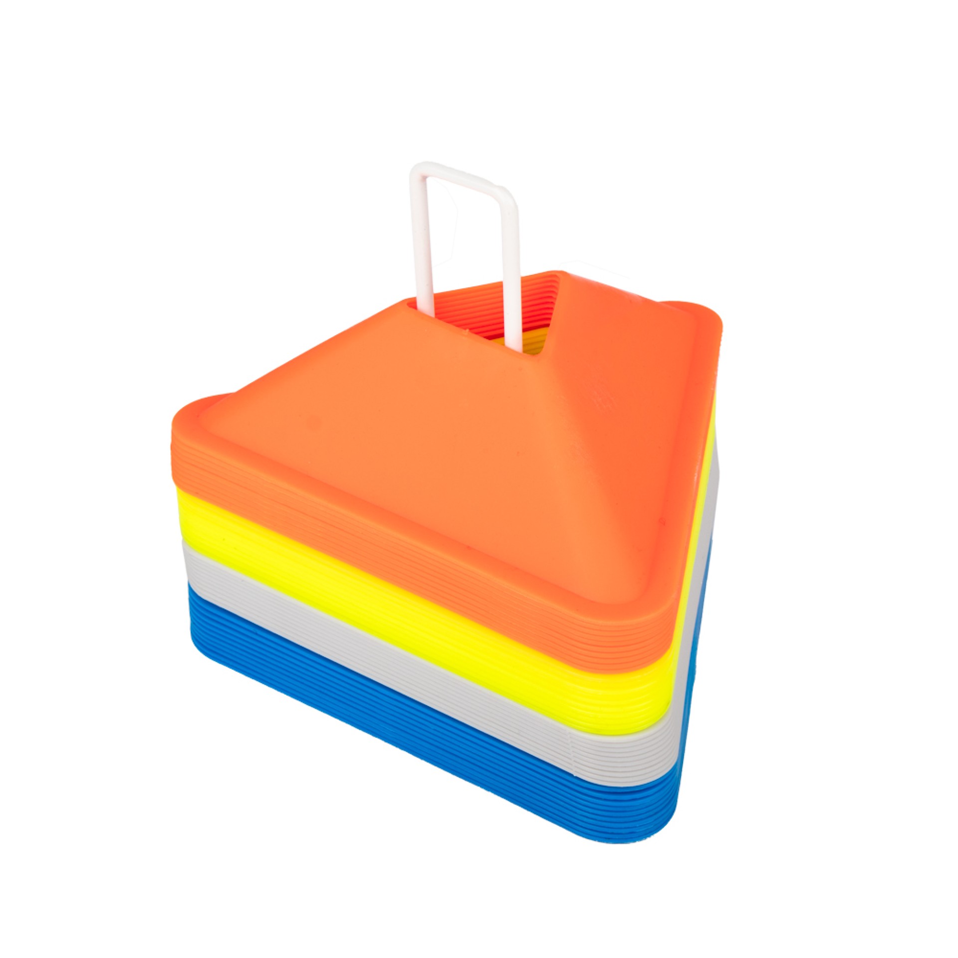 MARCOS DELIMITADORES DE ESPACIO TRIANGULARES (40 UNIDADES)