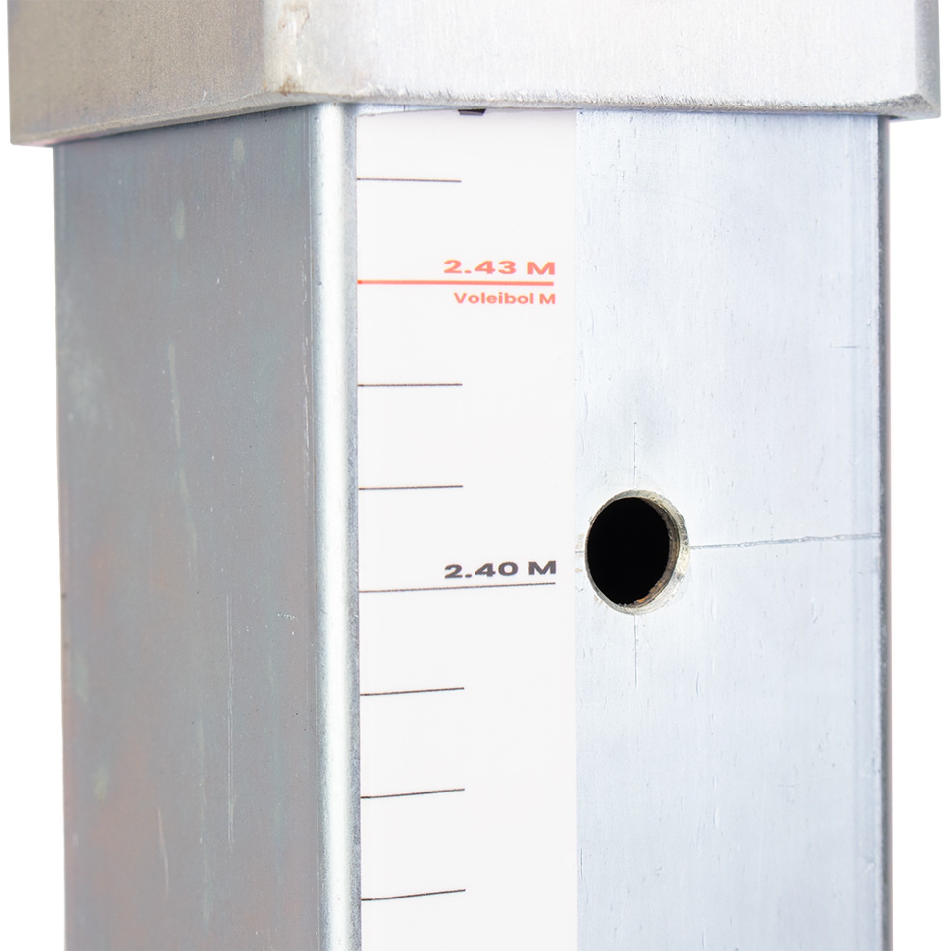 PAR DE POSTES DE VOLEIBOL EN LA PARED