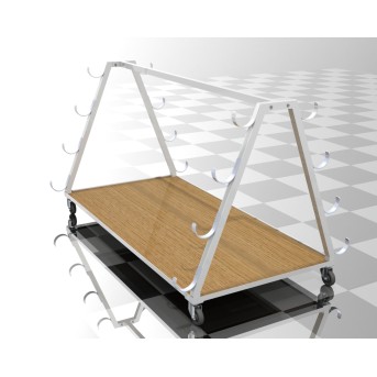 CARRO DE TRANSPORTE PARA POSTES DE VOLEIBOL