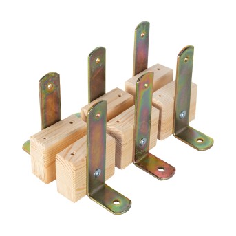 KIT FIXAO DE PAREDE PARA ESPALDAR DUPLO