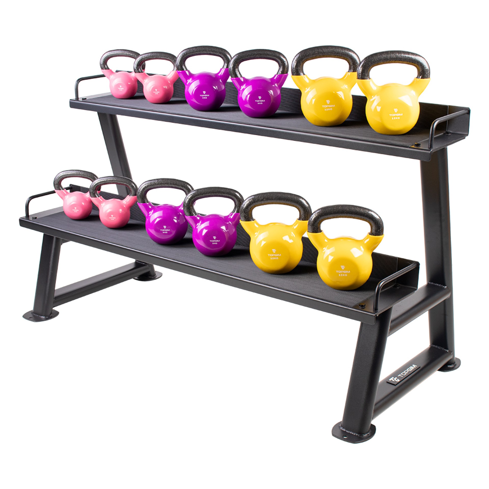 SOPORTE PARA KETTLEBELS 2 NIVELES