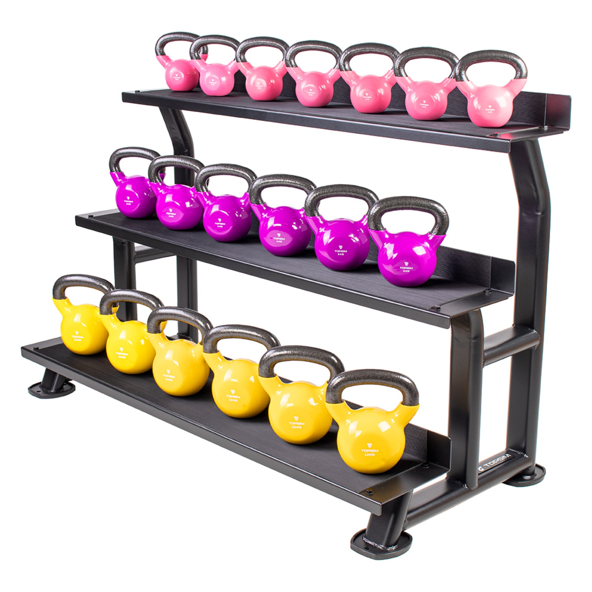 SOPORTE PARA KETTLEBELS 3 NIVELES