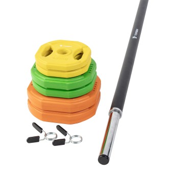 FIT PUMP KIT WITH COLOURED GRIPS (20kg) FIT PUMP KIT WITH COLOURED GRIPS (20kg)