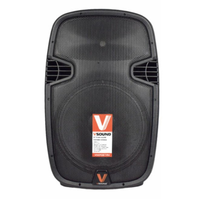 SISTEMA DE SONIDO PORTÁTIL 700W VSOUND 15 UHF CON BATERÍA