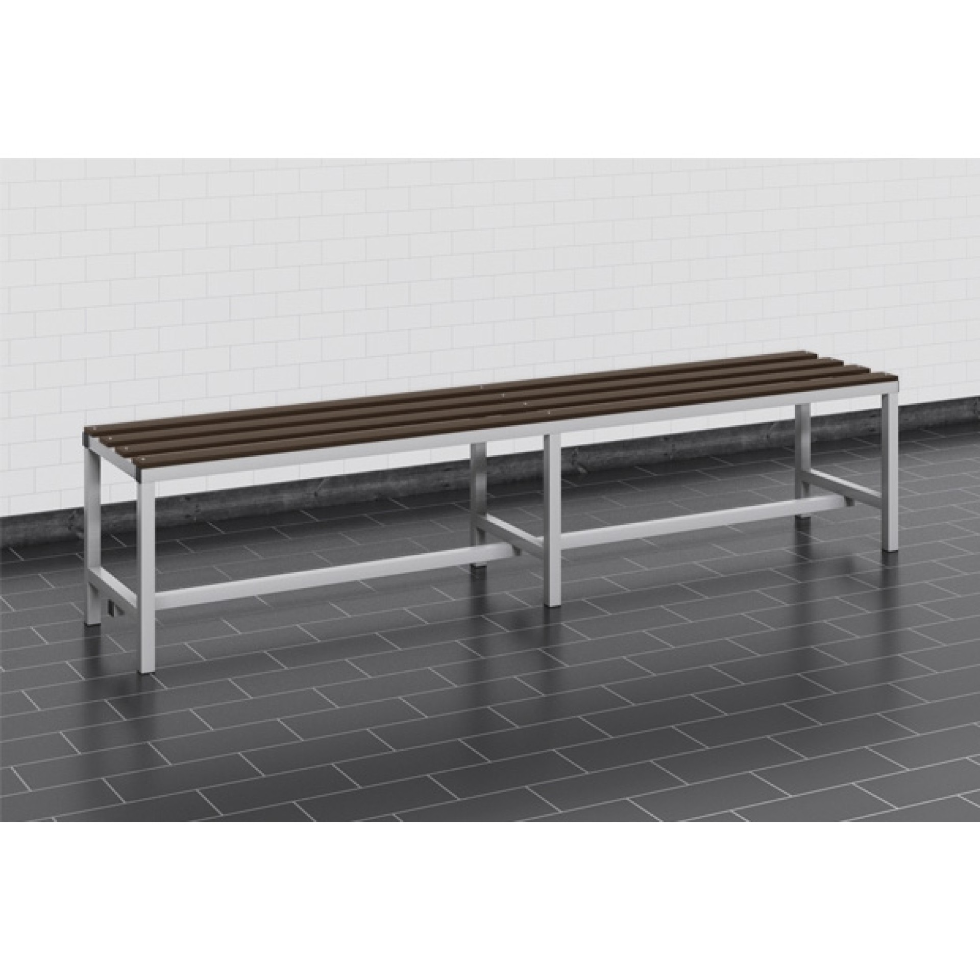 BANCO DE BAÑO DE ALUMINIO SIMPLE