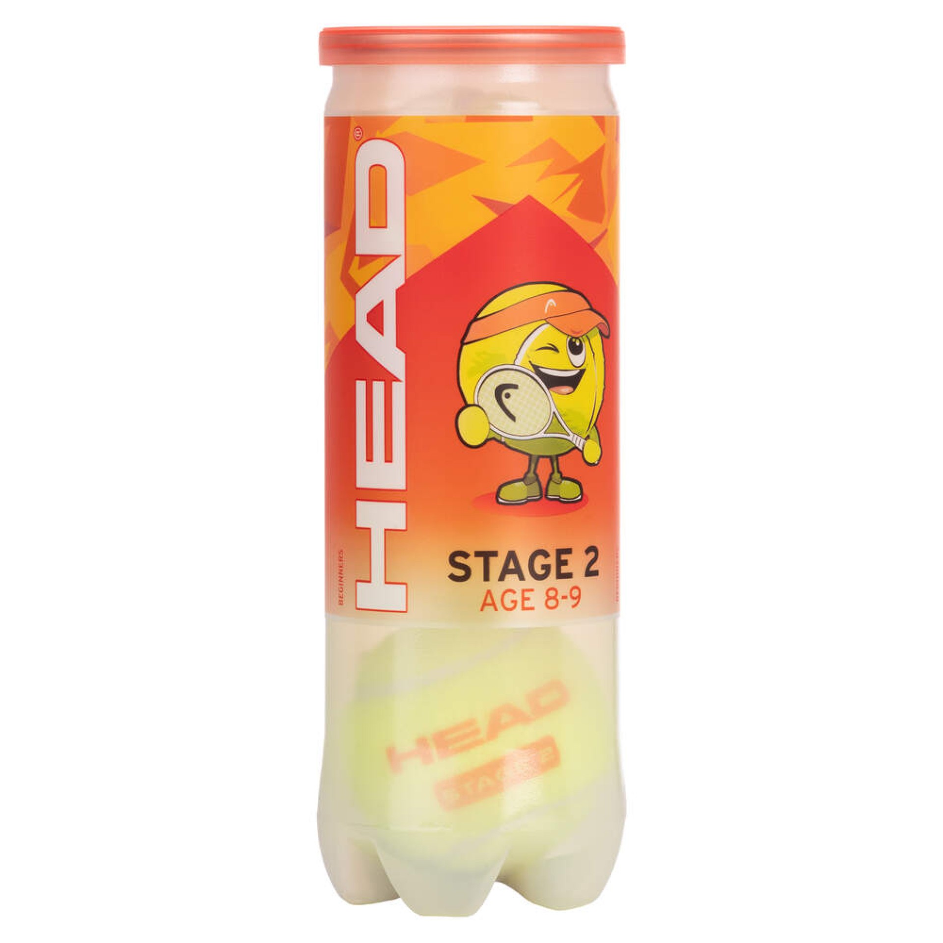 PELOTA TENIS HEAD STAGE 2 ORANGE