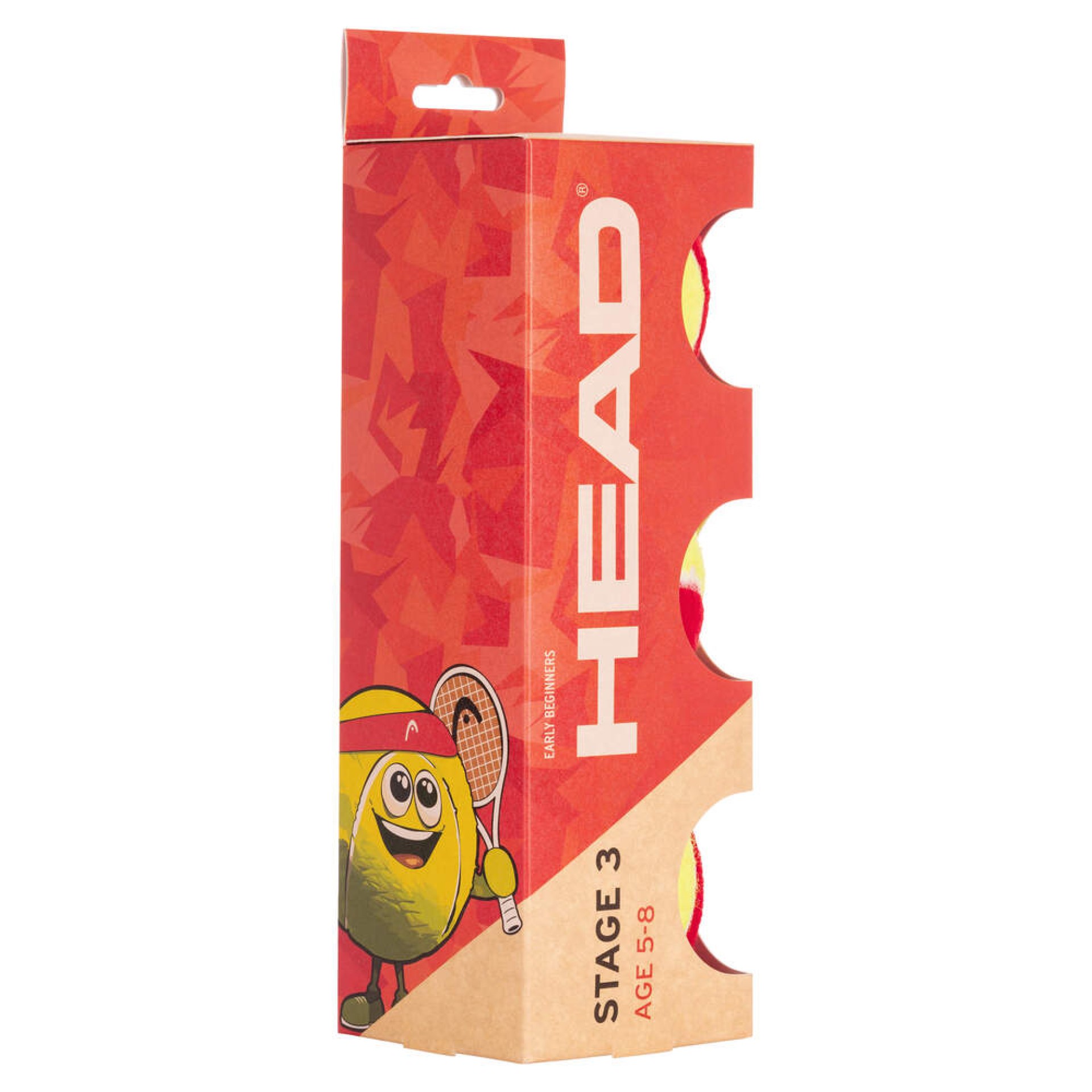 PELOTA TENIS HEAD STAGE 3 - RED TENNIS BALL