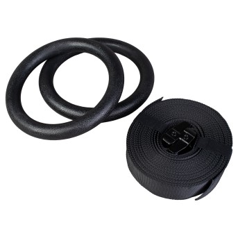 PAR DE ARGOLAS E CORREIAS PARA TREINO SUSPENSO - ABS