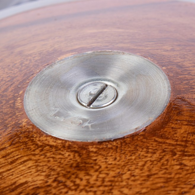 DISCO DE ATLETISMO DE ACERO Y MADERA