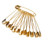 SAFETY PINS - 12 UNITS