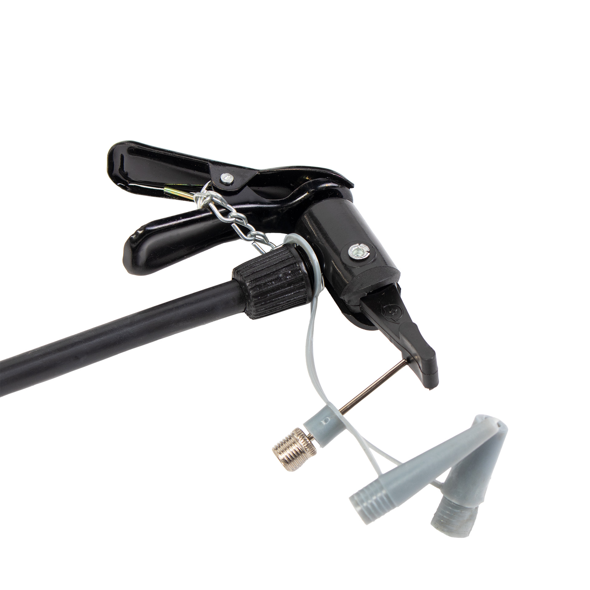 BOMBA DE AIRE VERTICAL TUBO METALICO CON MANÓMETRO 60cm