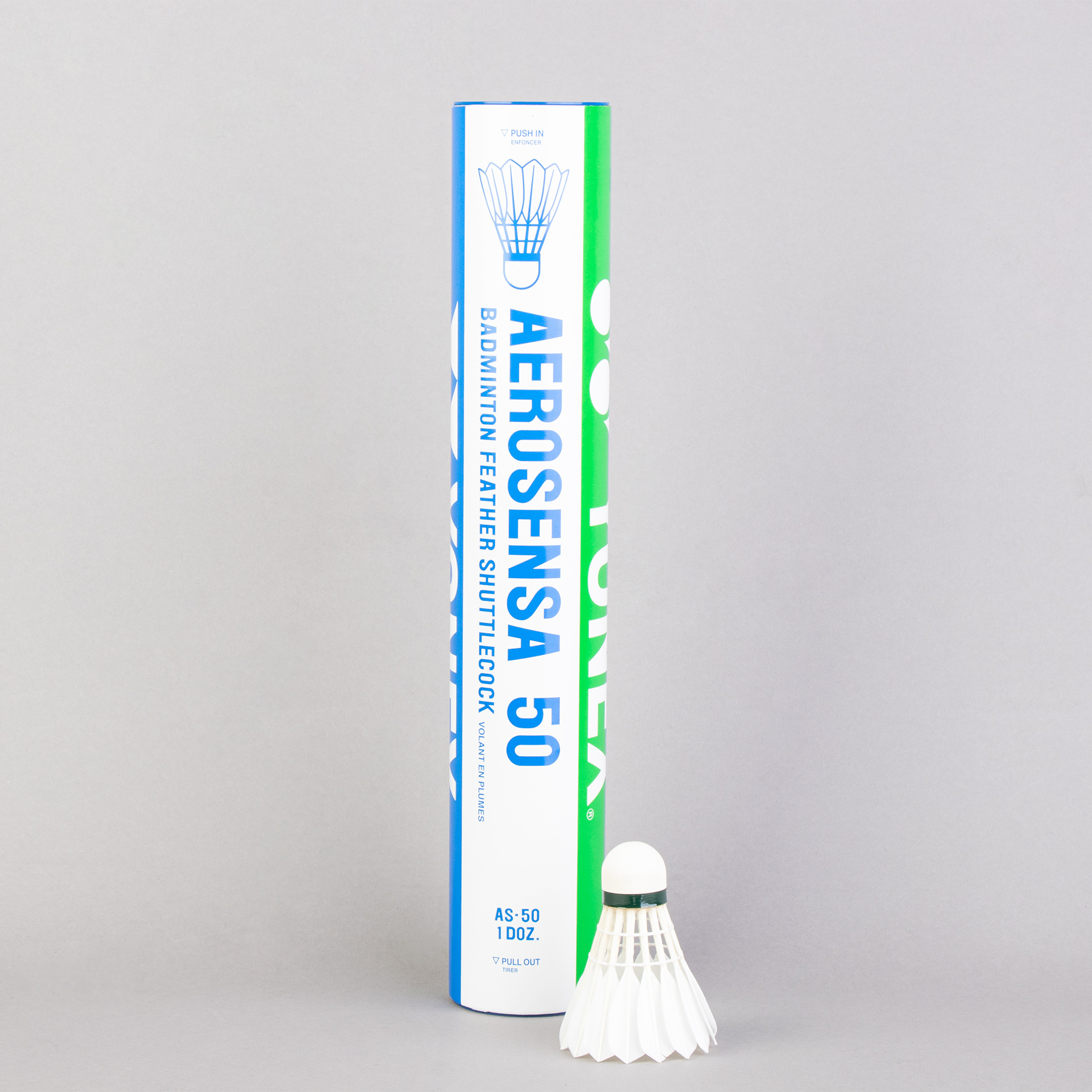 VOLANTES BÁDMINTON YONEX AS50 (12 UNIDADES)