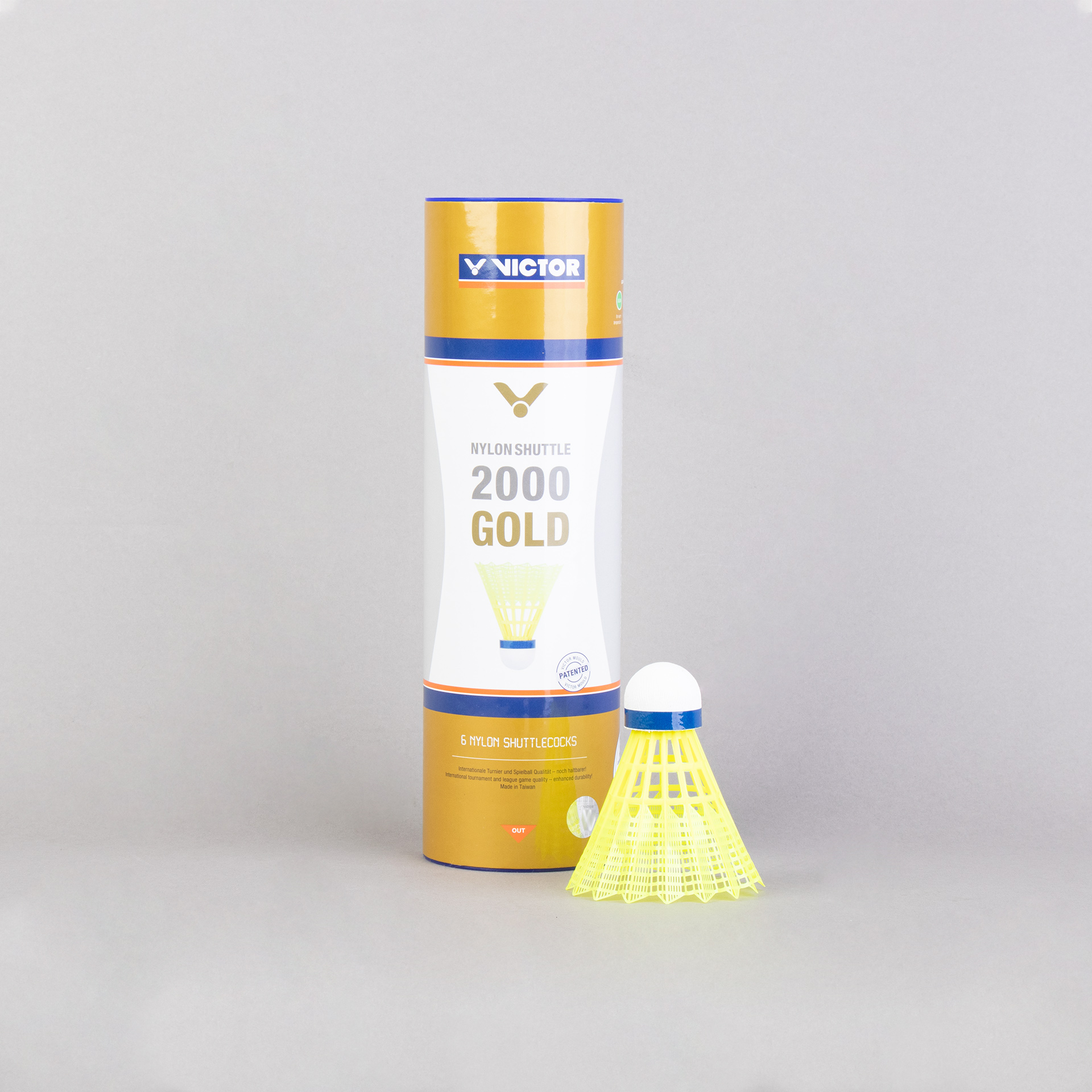 VOLANTES BÁDMINTON VICTOR 2000 (6 UNIDADES)