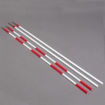 PAIR OF FIBERGLASS ANTENNAS FOR COMPETITION VOLLEYBALL