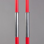 PAIR OF FIBERGLASS ANTENNAS FOR COMPETITION VOLLEYBALL