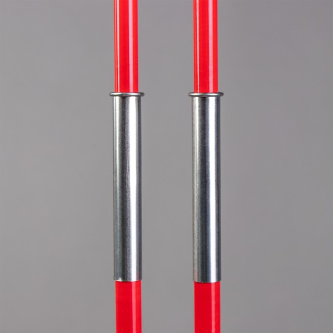 PAIR OF FIBERGLASS ANTENNAS FOR COMPETITION VOLLEYBALL