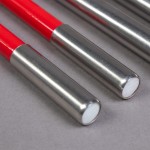 PAIR OF FIBERGLASS ANTENNAS FOR COMPETITION VOLLEYBALL