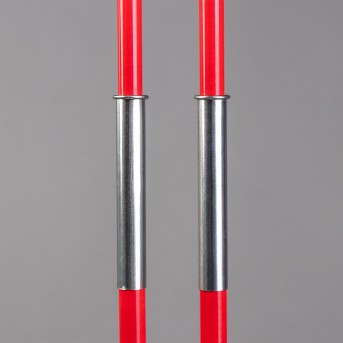 PAR DE MIRAS DE FIBRA DE VIDRIO PARA VOLEIBOL DE COMPETICIN