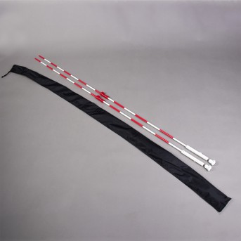 PAR DE MIRAS DE FIBRA DE VIDRIO PARA VOLEIBOL DE COMPETENCIA