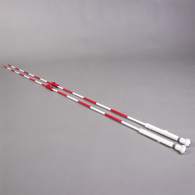 PAIR OF FIBERGLASS ANTENNAS FOR FIVB COMPETITION VOLLEYBALL