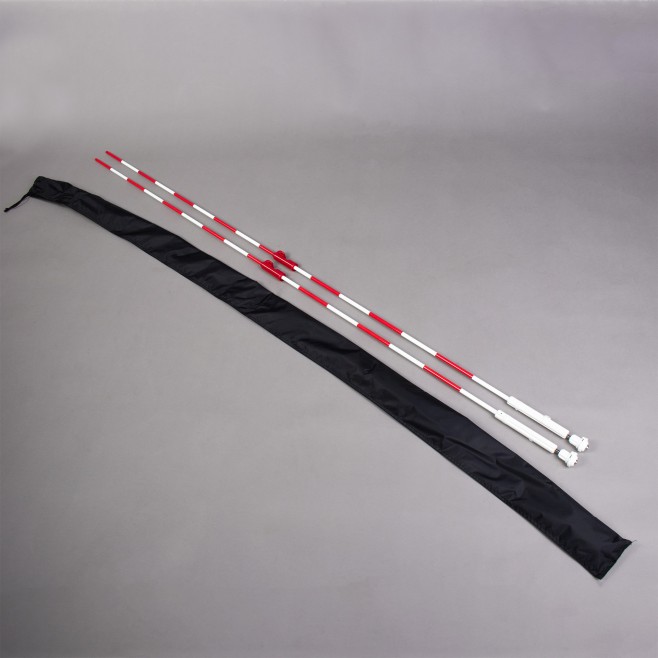 PAIR OF FIBERGLASS ANTENNAS FOR FIVB COMPETITION VOLLEYBALL