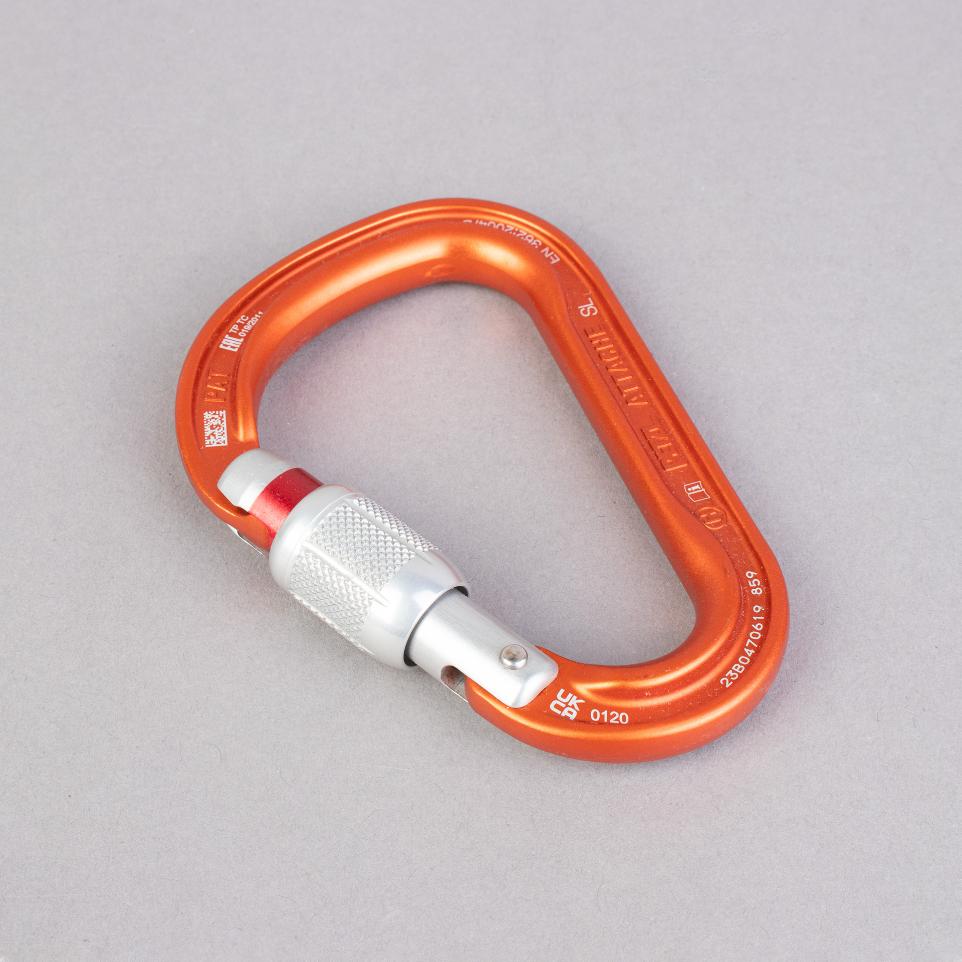 MOSQUETON PETZL ATTACHE SREW LOCK CIERRE MANUAL