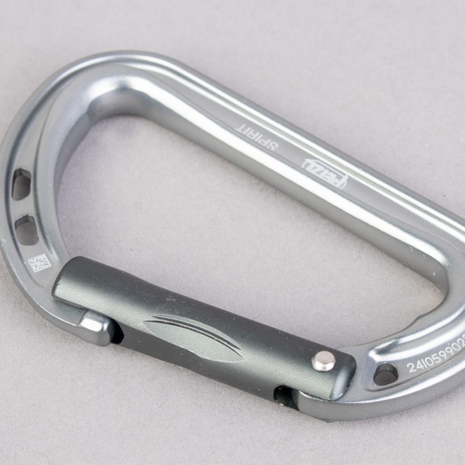 MOSQUETÃO PETZL SPIRIT DEDO DIREITO