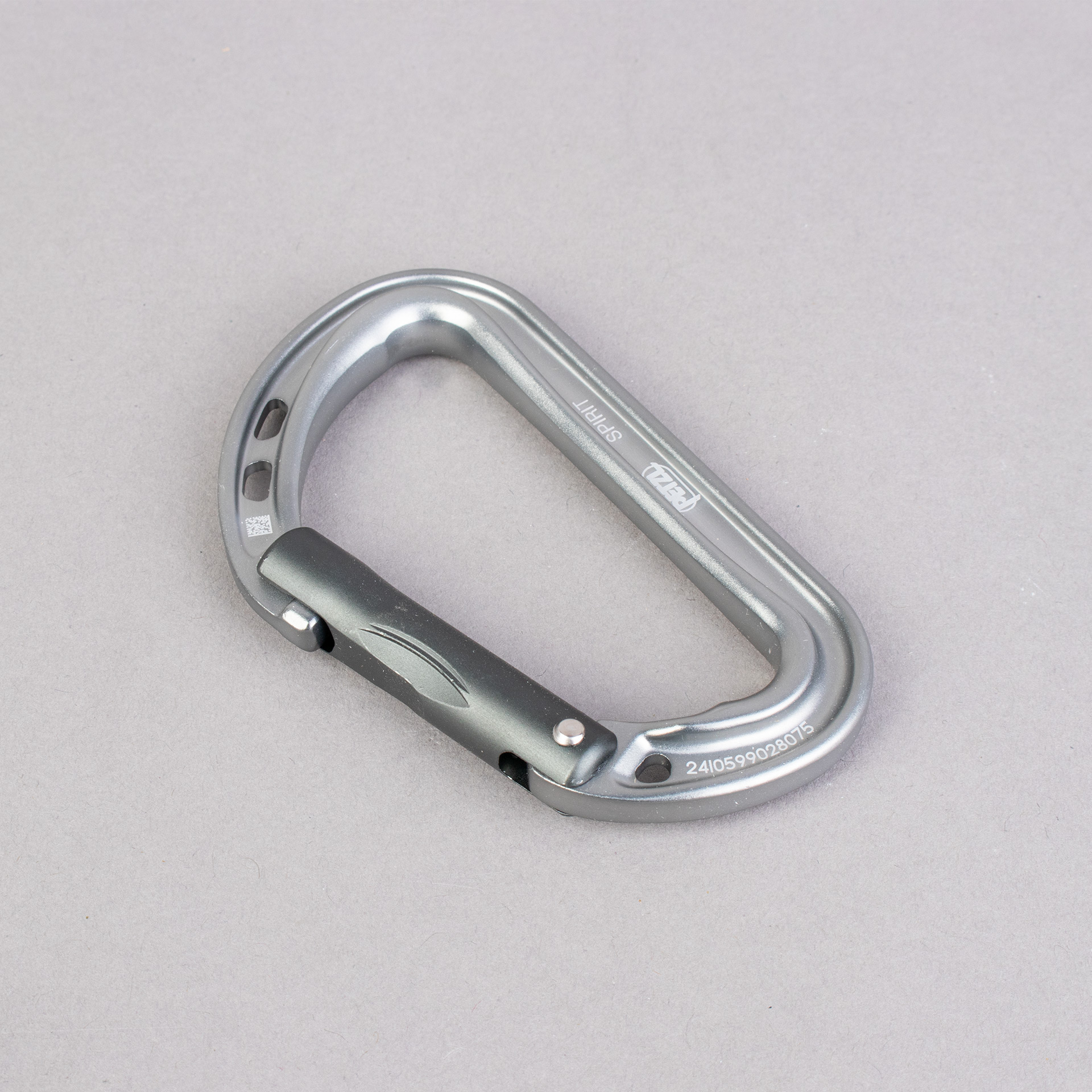 MOSQUETON PETZL SPIRIT DEDO DERECHO