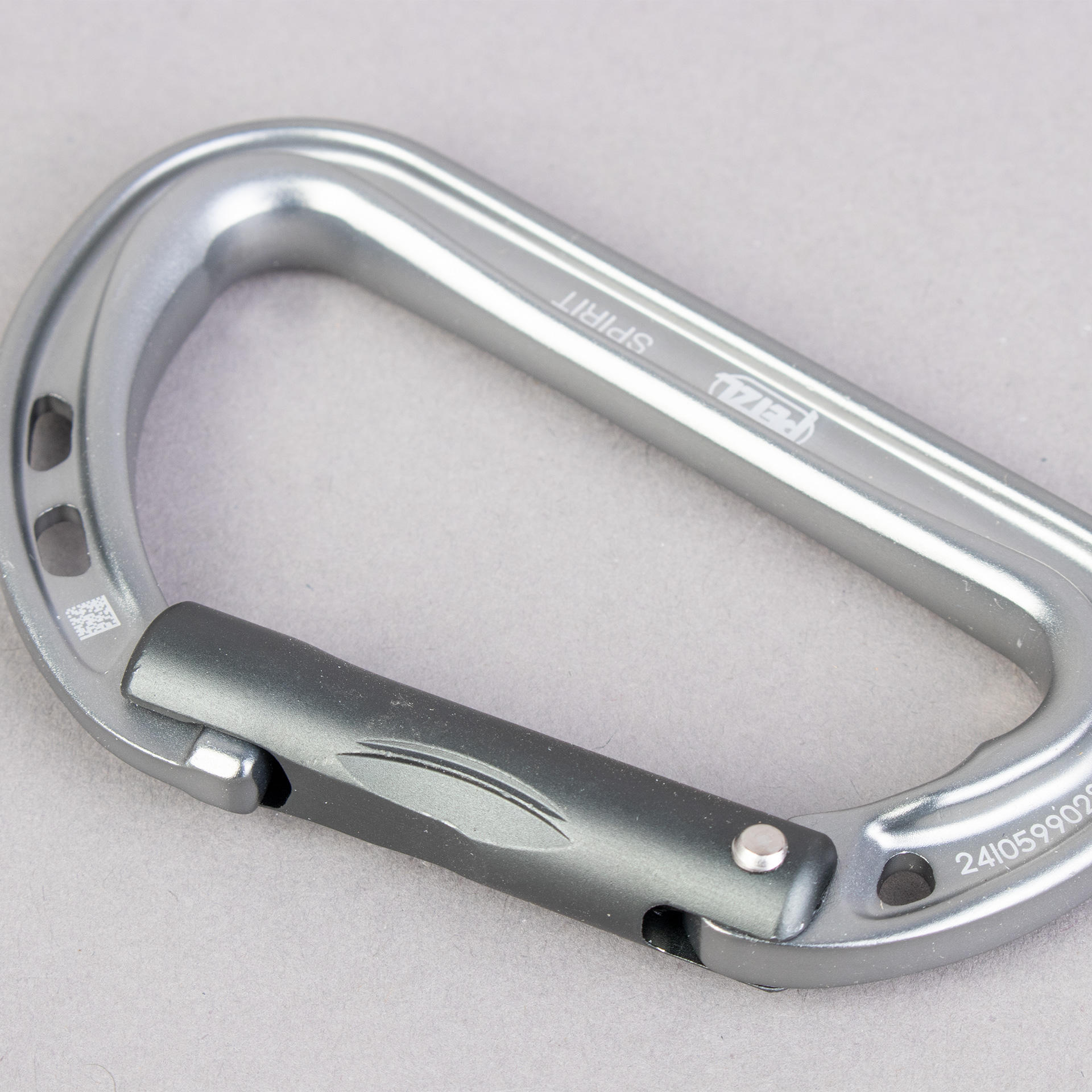 MOSQUETON PETZL SPIRIT DEDO DERECHO