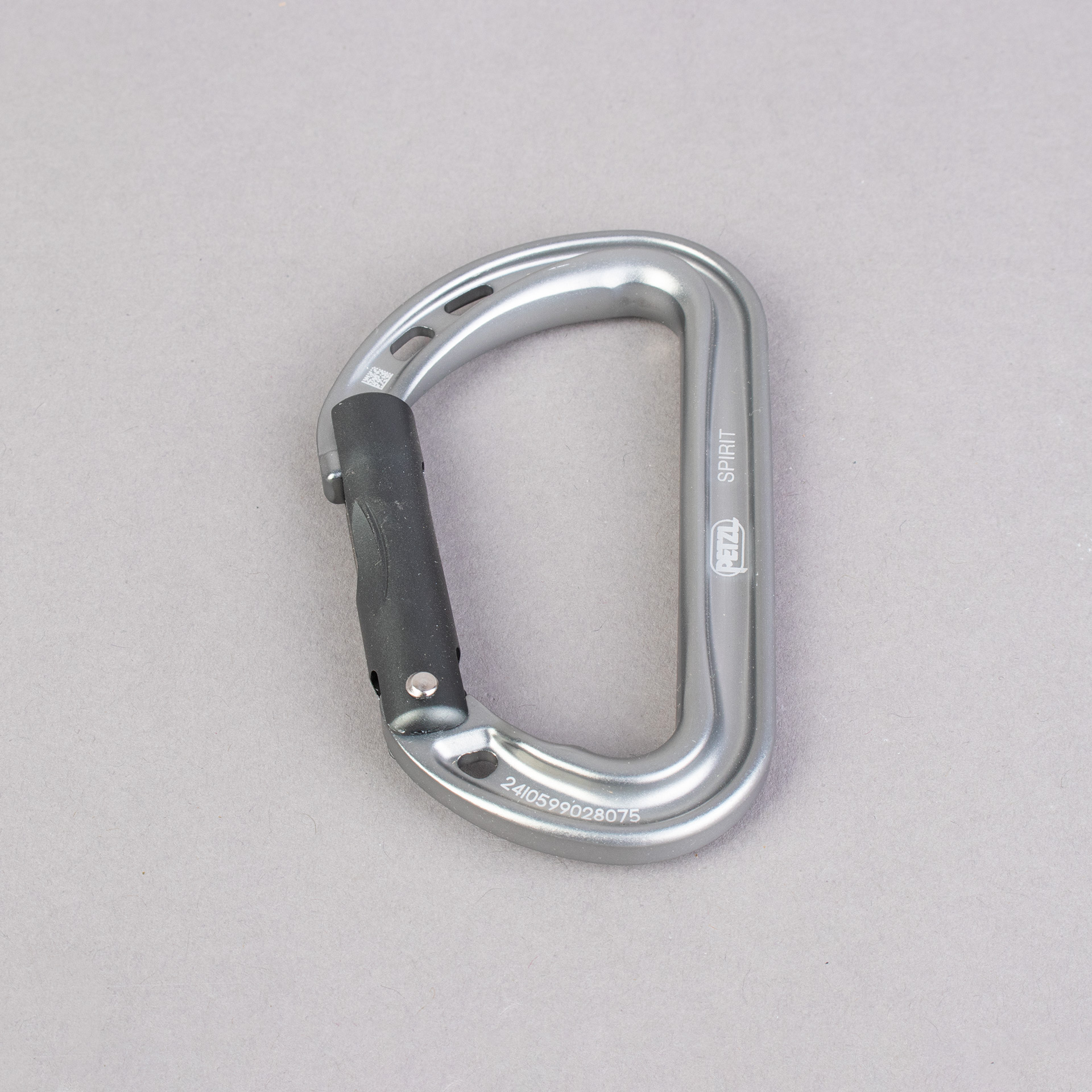 MOSQUETON PETZL SPIRIT DEDO DERECHO