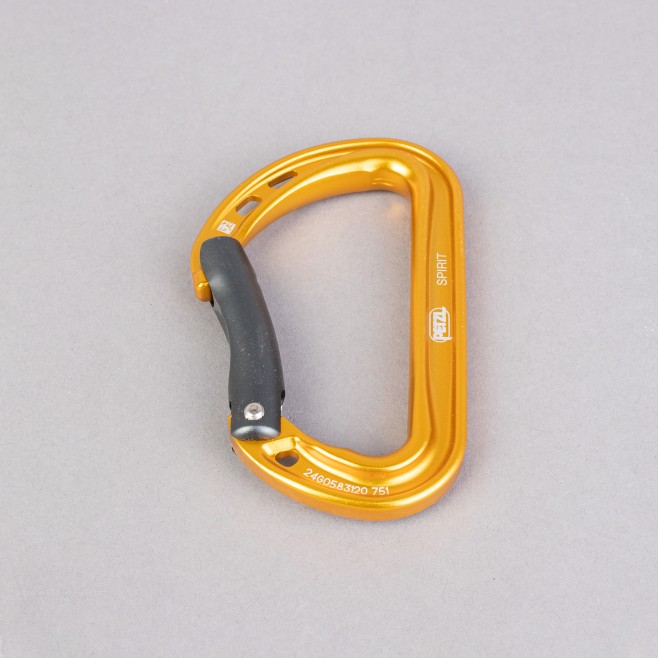MOSQUETÃO PETZL SPIRIT DEDO CURVO