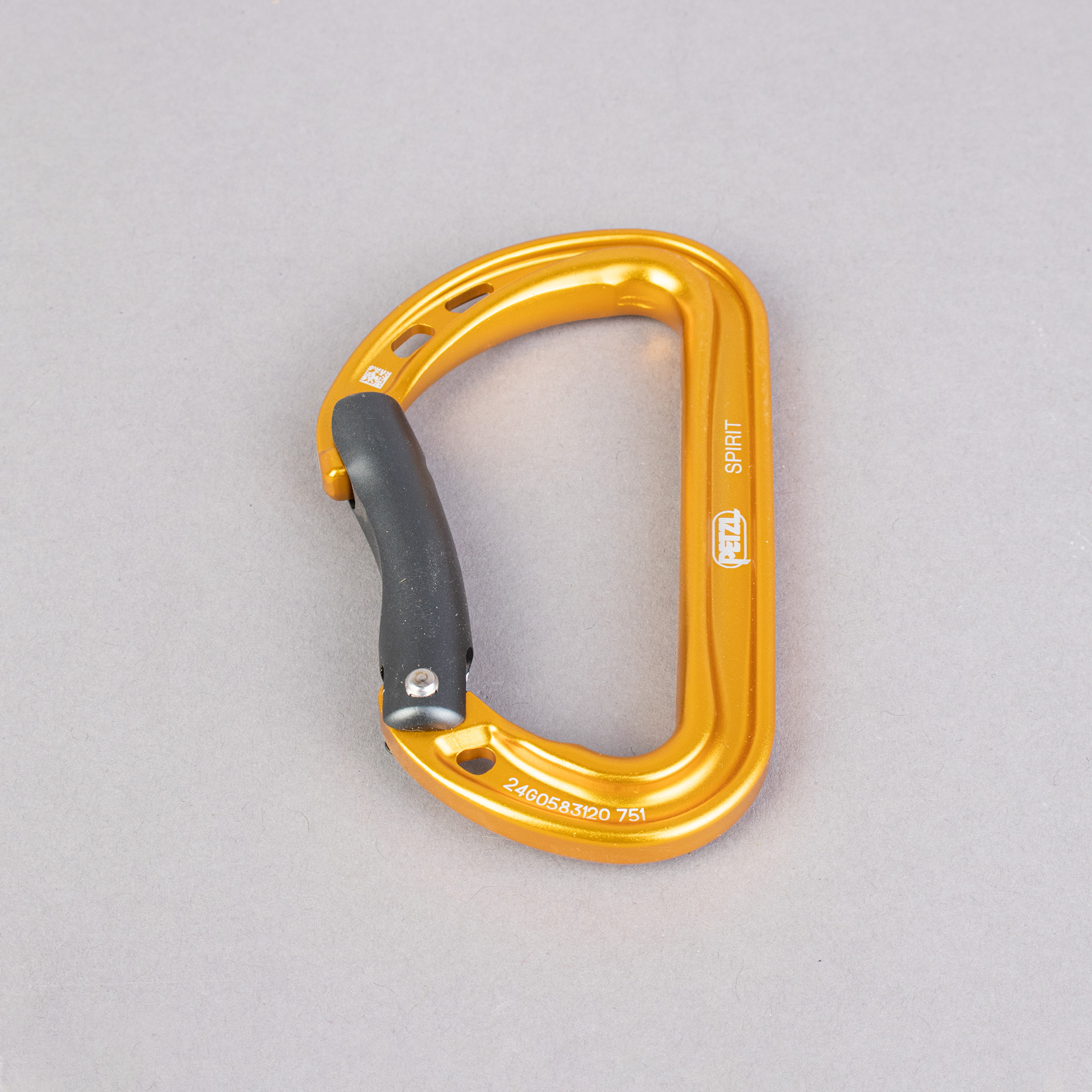 MOSQUETON PETZL SPIRIT DEDO CURVO
