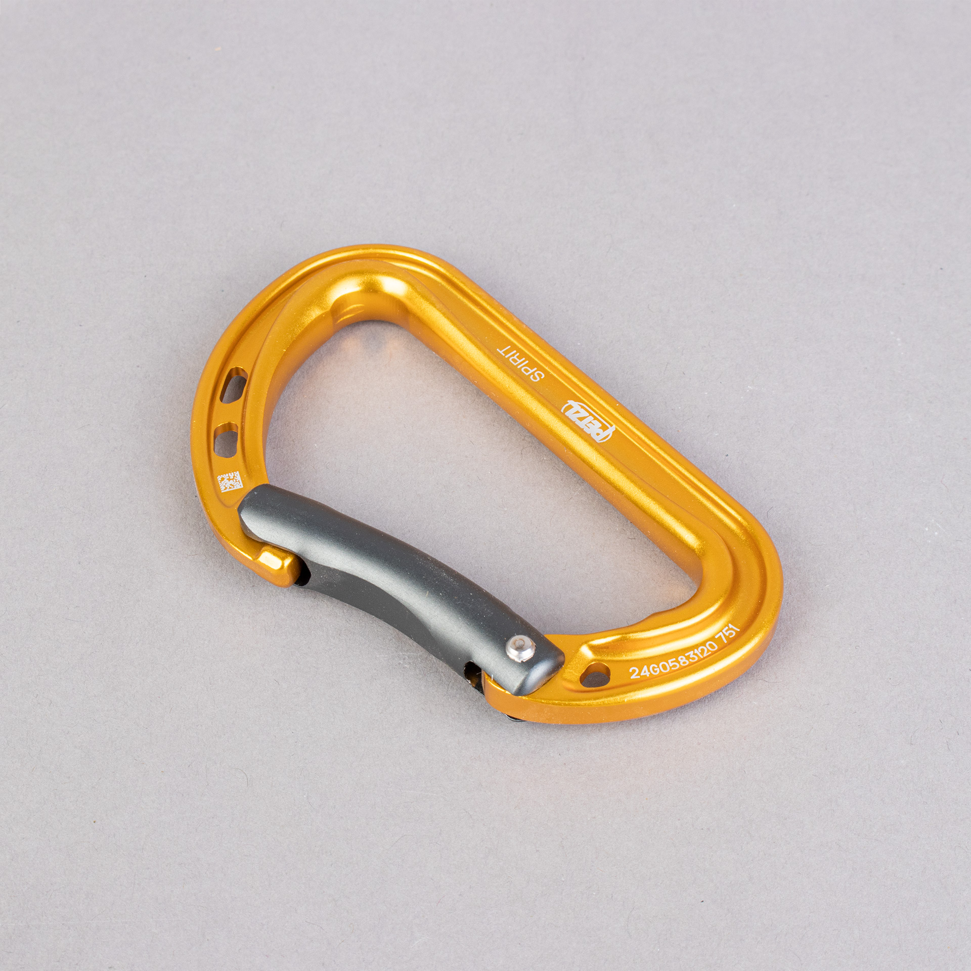 MOSQUETON PETZL SPIRIT DEDO CURVO