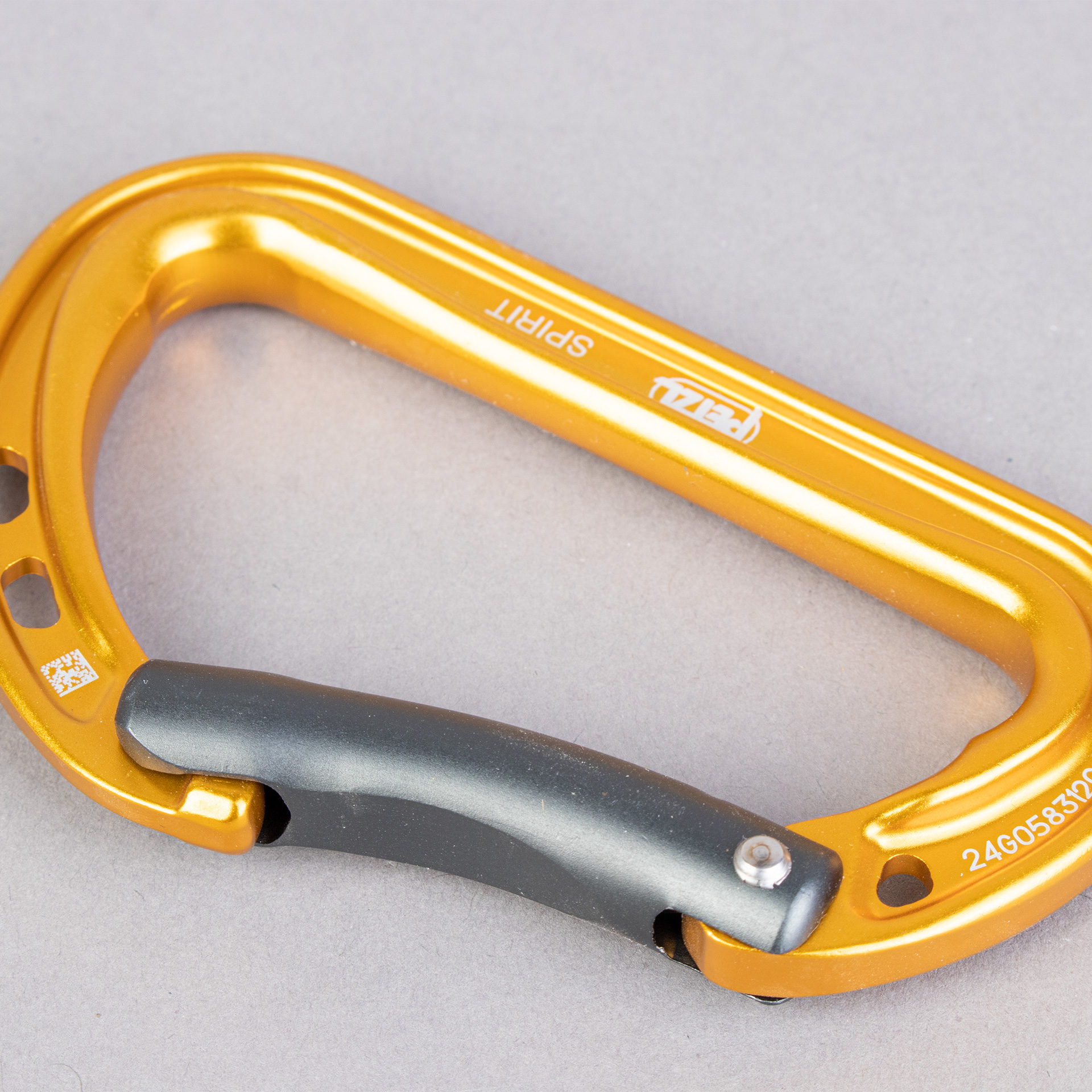 MOSQUETON PETZL SPIRIT DEDO CURVO