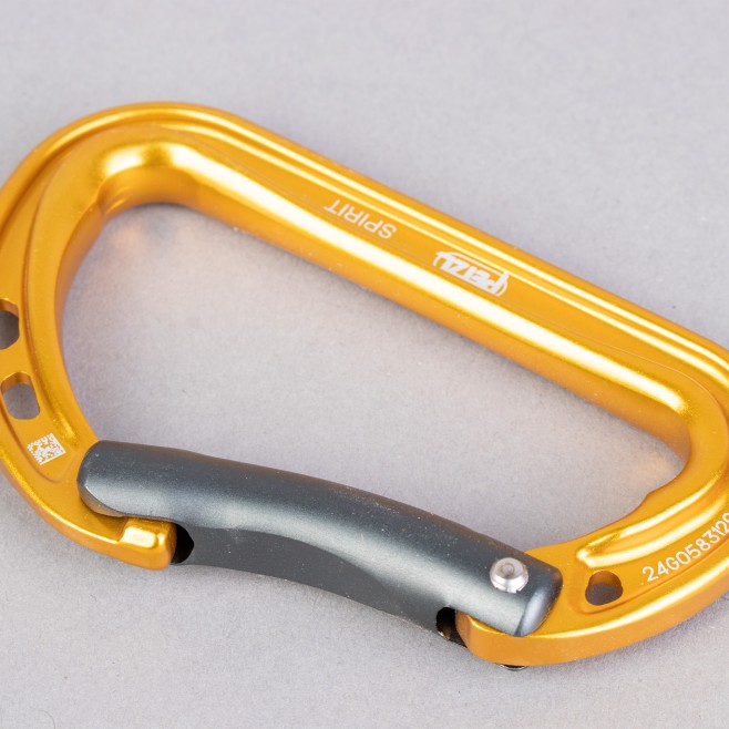 MOSQUETÃO PETZL SPIRIT DEDO CURVO