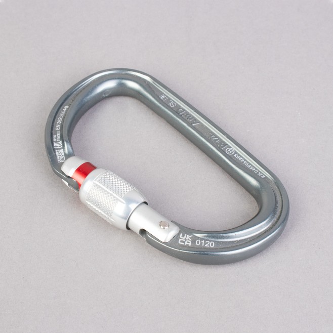 PETZL Am'D LOCK CARABINER MANUAL CLOSING