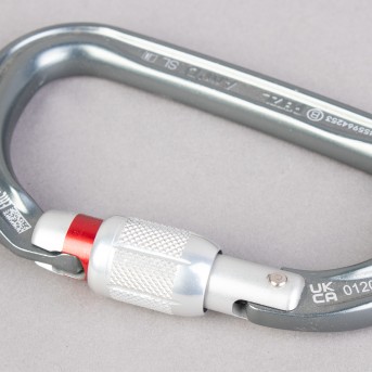 PETZL Am'D LOCK CARABINER MANUAL CLOSING