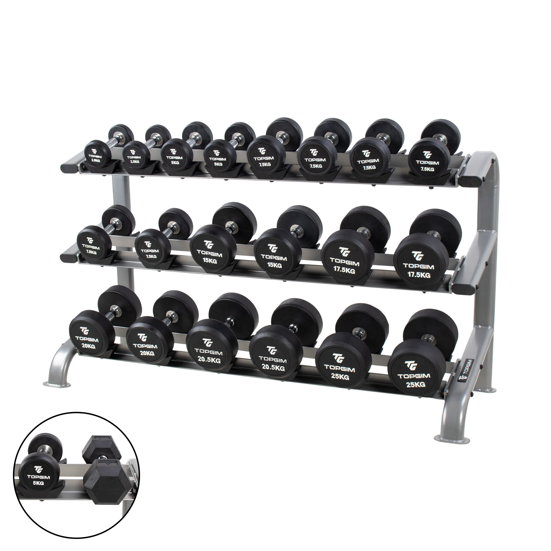 SOPORTE CON MANCUERNAS (20 MANCUERNAS)