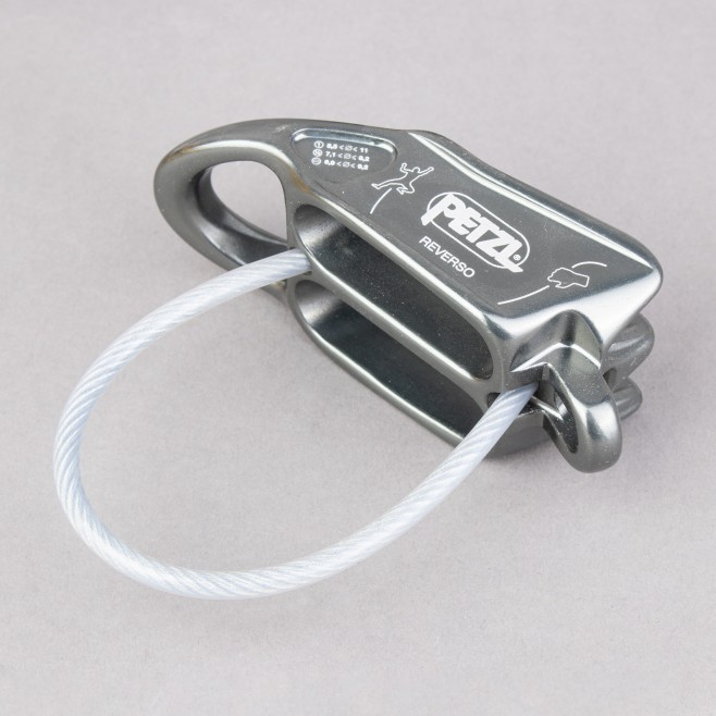 PETZL REVERSO SAFETY DEVICE AND DESCENDER
