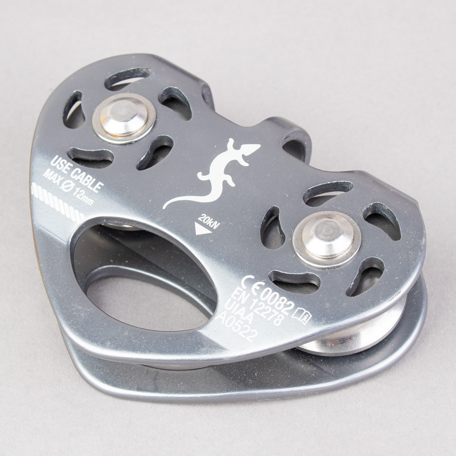 POLEA DOBLE PARA TIROLESA O DESLIZAMIENTO FIXE