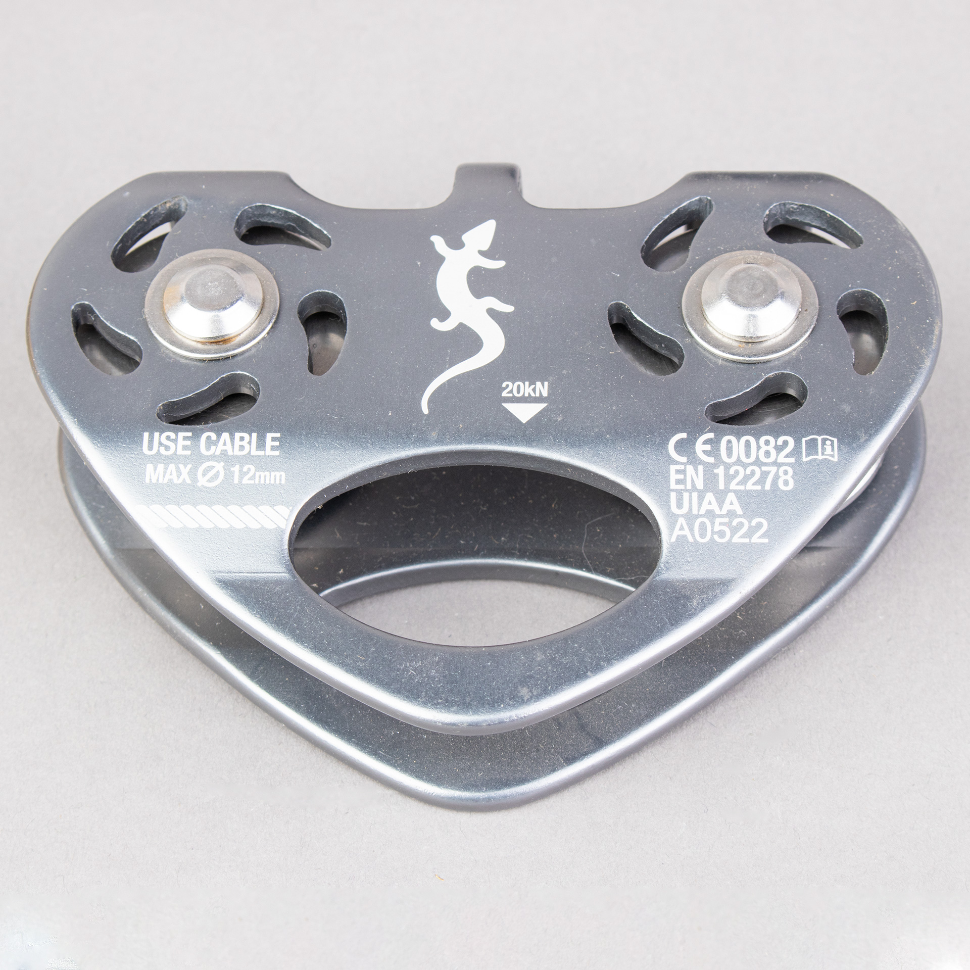 POLEA DOBLE PARA TIROLESA O DESLIZAMIENTO FIXE