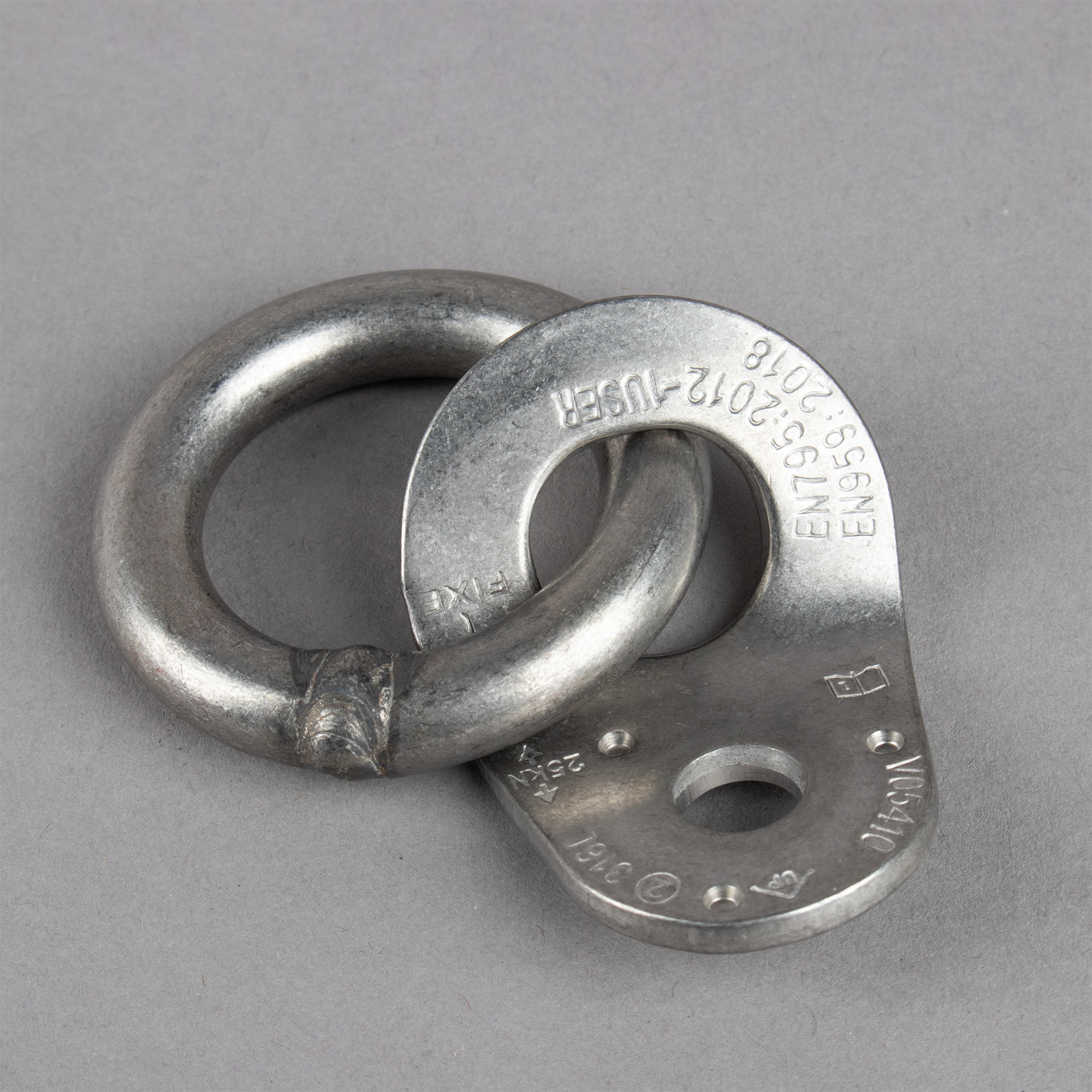 PLAQUETA FIXE - 2 INOX 10mm