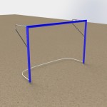 ROUND ALUMINUM BEACH HANDBALL GOAL ROUND ALUMINUM BEACH HANDBALL GOAL