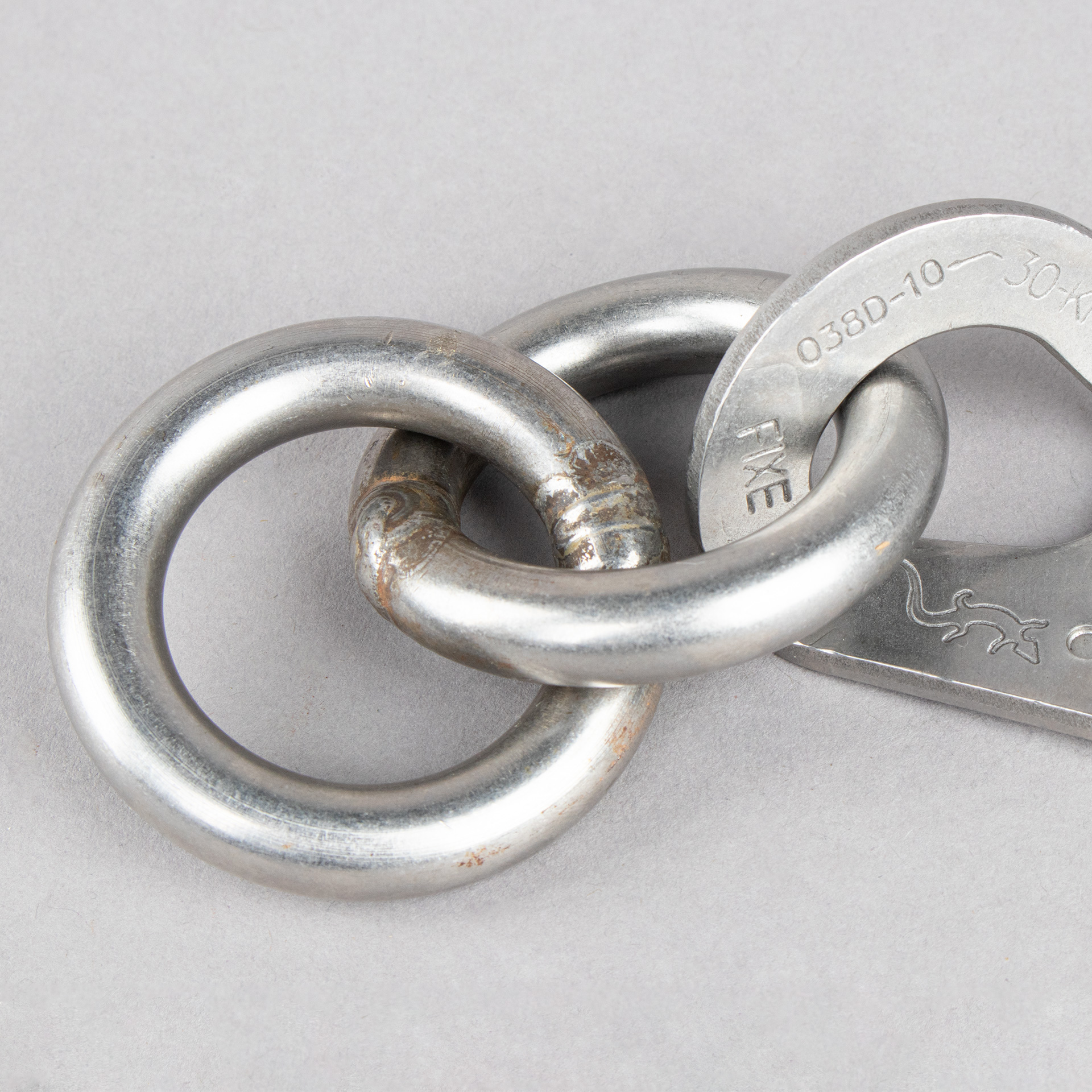 PLAQUETA FIXE - 3 INOX 10mm