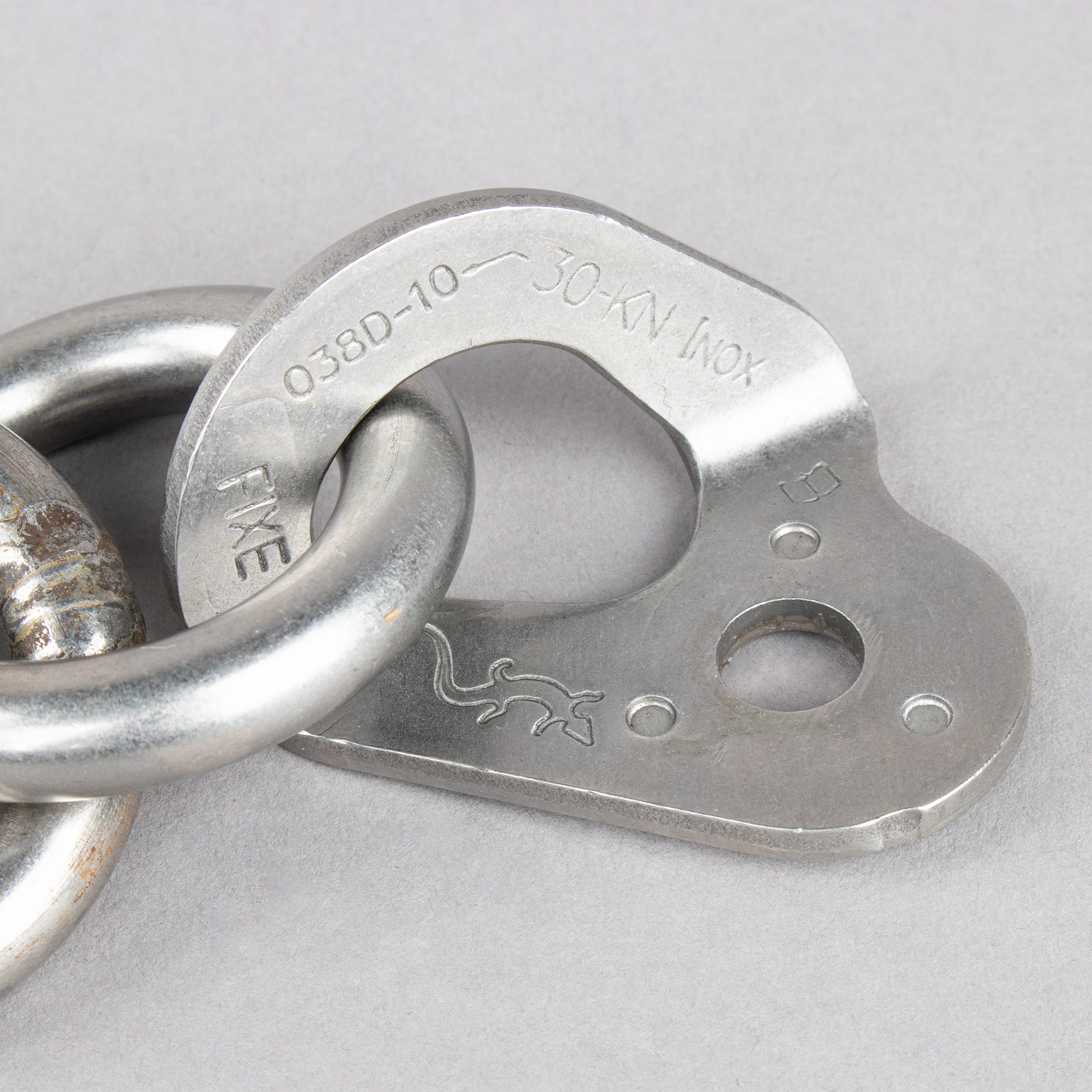 PLAQUETA FIXE - 3 INOX 10mm