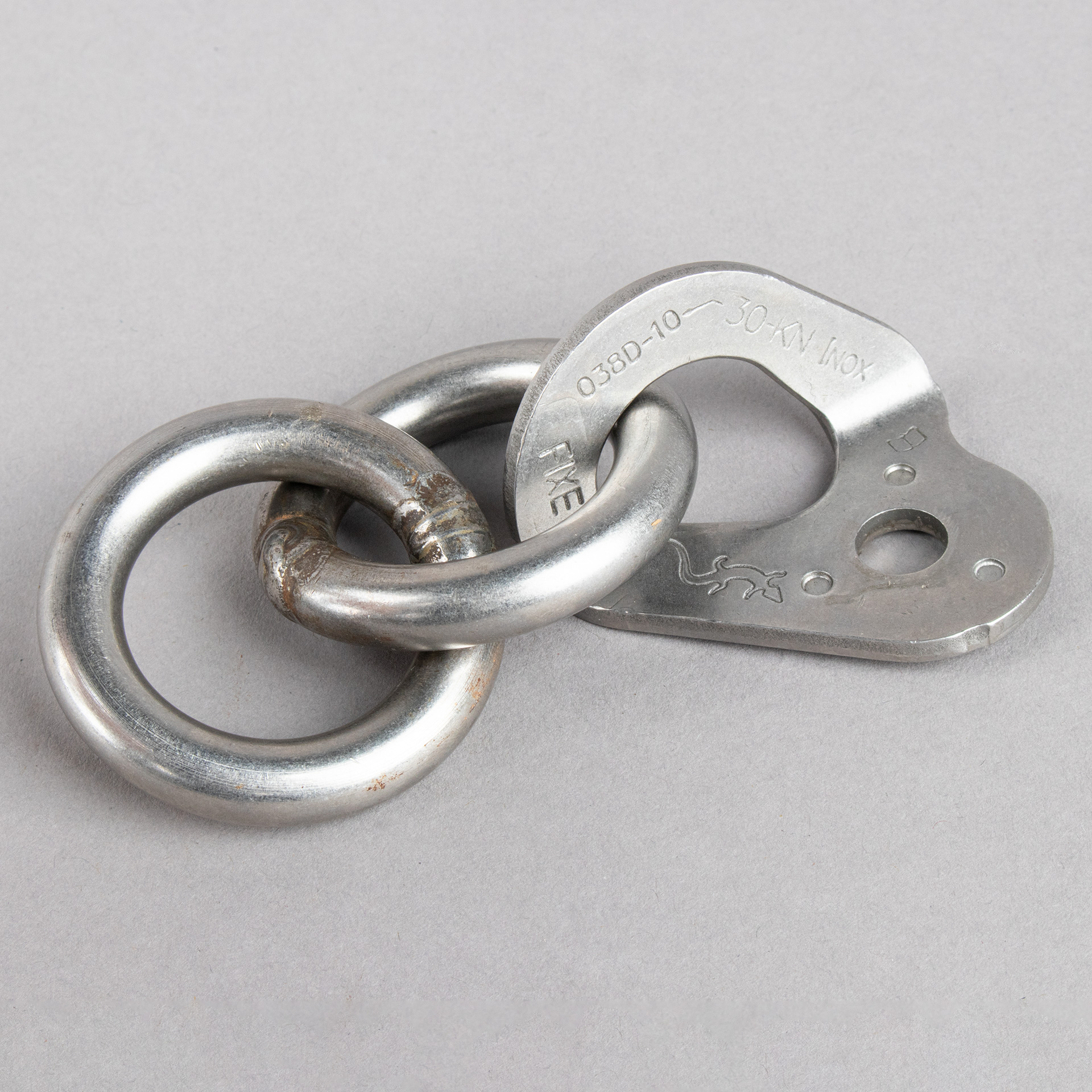 PLAQUETA FIXE - 3 INOX 10mm