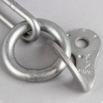 REUNIO PARA RAPEL FIXE INOX COM ARGOLA