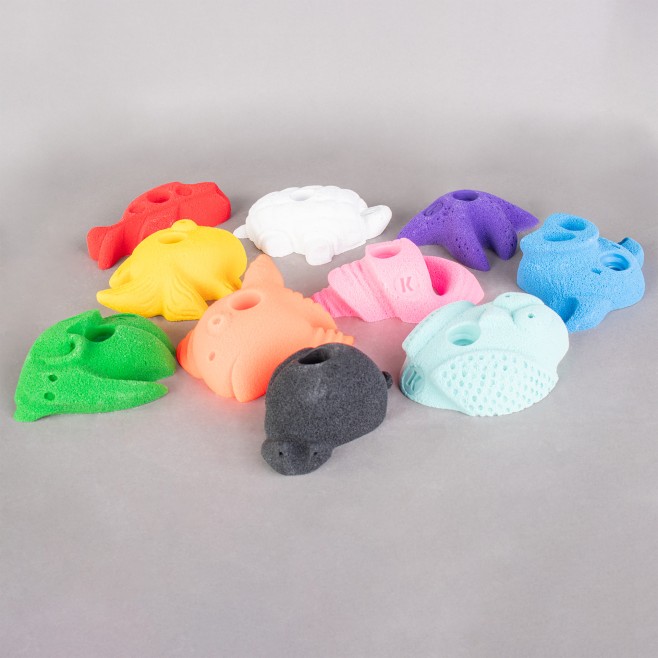 SET OF 10 CHILDREN CLIMBING HOLDS