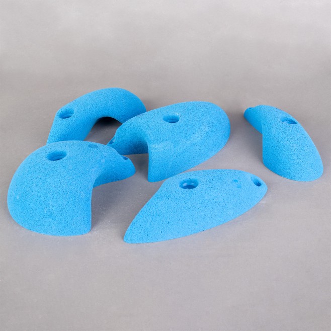 SET OF 5 LARGE CLIMBING HOLDS - L