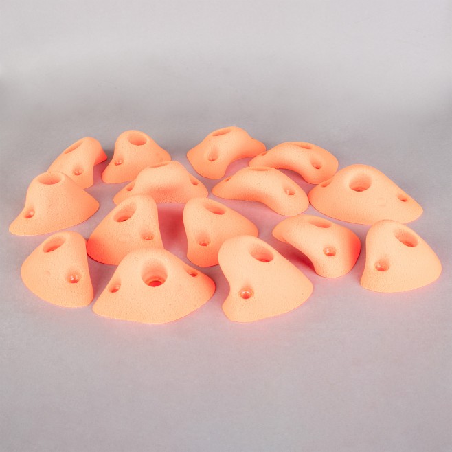 SET OF 15 SMALL CLIMBING HOLDS - S